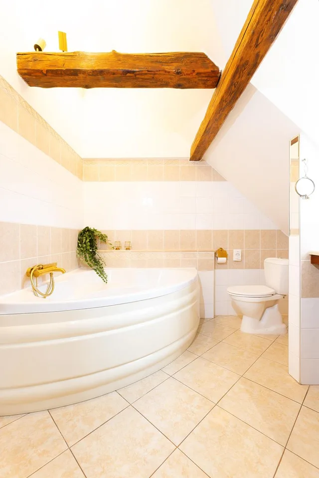 Deluxe, King Bed, Bathtub, Attic، Wellness Pension Ametyst 4/6
