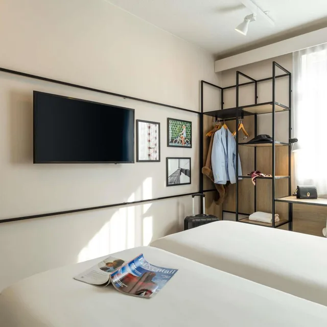 غرفة بسريرين منفصلين، ibis Namur Centre 10/10