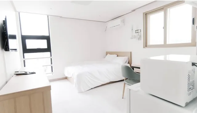 غرفة بسرير مزدوج، Daecheon 323 Condo 1/5