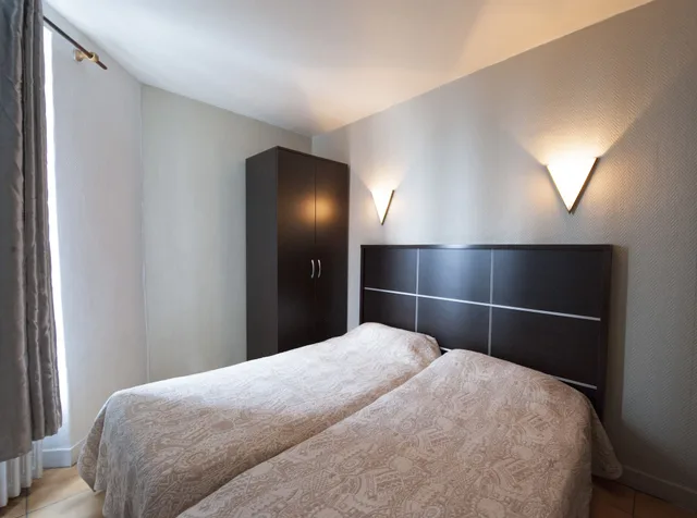 غرفة بسريرين منفصلين، Hotel Du Globe 18 2/3