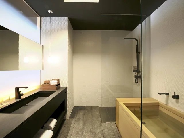 غرفة بسرير مزدوج في الملحق، Hotel Kanra Kyoto 5/8