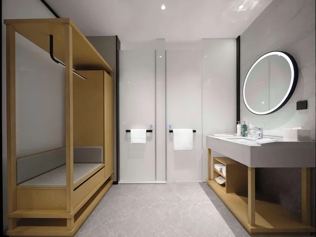 غرفة بسرير كينج، Hilton Garden Inn Beijing Haidian Daoxiang Lake 2/5