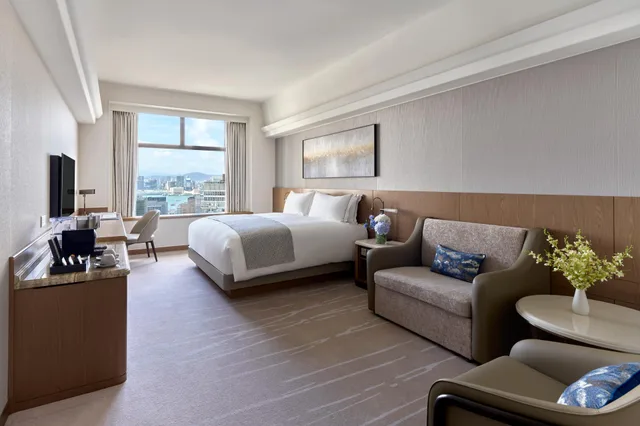 غرفة بريميوم بانورامية بسرير كينج بإطلالة، Hopewell Hotel 2/2
