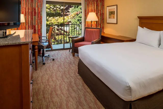 غرفة قياسية بسرير كينج بشرفة، Doubletree By Hilton Hotel Seattle Airport 1/2