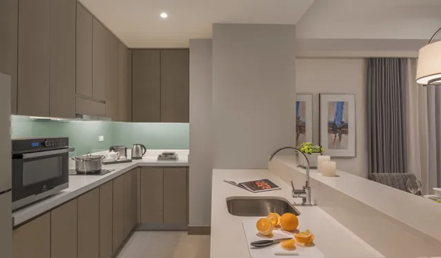 شقة ديلوكس بسرير كينج بغرفة نوم واحدة بمطبخ، Somerset Alabang Manila 7/7