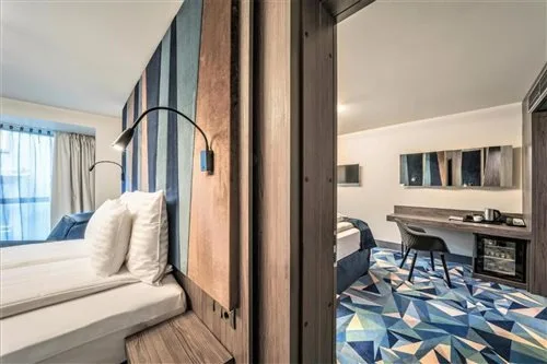 غرفة عائلية بسرير مزدوج أو سريرين منفصلين، Wellton Riverside SPA Hotel 1/1