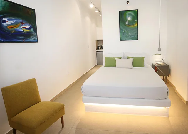 استوديو ديلوكس بسرير مزدوج أو سريرين منفصلين بإطلالة على البحر، Kallichoron Art Boutique Hotel 3/10