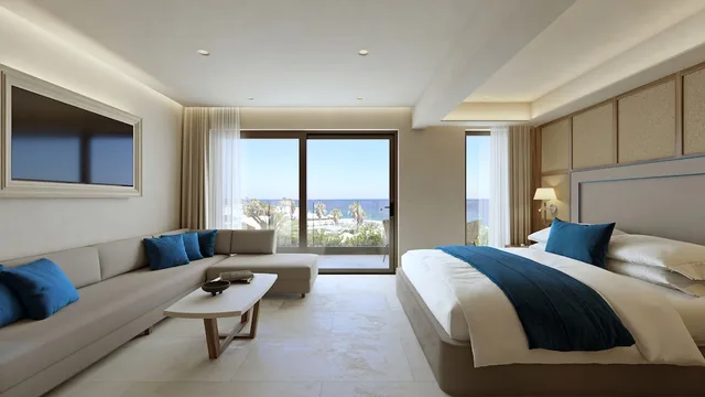 Open Plan, Luxury, Suite, King Bed, Sea Front, Shared Pool, 2 Sofa، Nana Royal Premium Resort & Spa 2/9