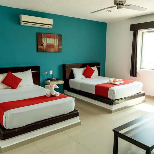 غرفة بسريرين مزدوجين، Hotel Playa Encantada by Kavia 6/10