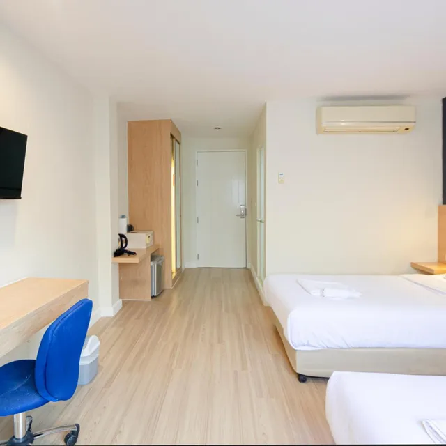 غرفة بسريرين منفصلين، Solo Express Sukhumvit 81 6/9