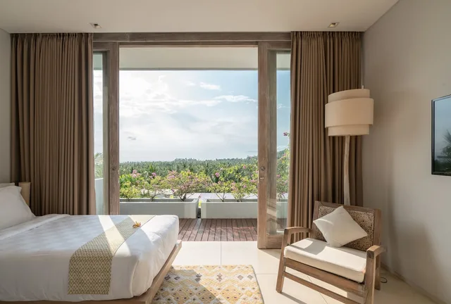 غرفة سوبيريور بسريرين منفصلين بإطلالة على الجبل بشرفة، Svarga Resort 4/8