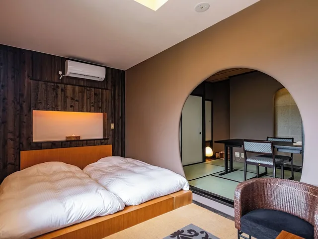 Japanese Western, Guest Room, Double Bed, Outdoor Bath، Hanagokoro 5/6
