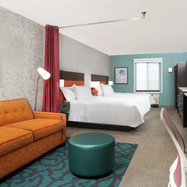 استوديو بسريرين كوين مع أريكة، Home2 Suites By Hilton Long Island Brookhaven 1/7