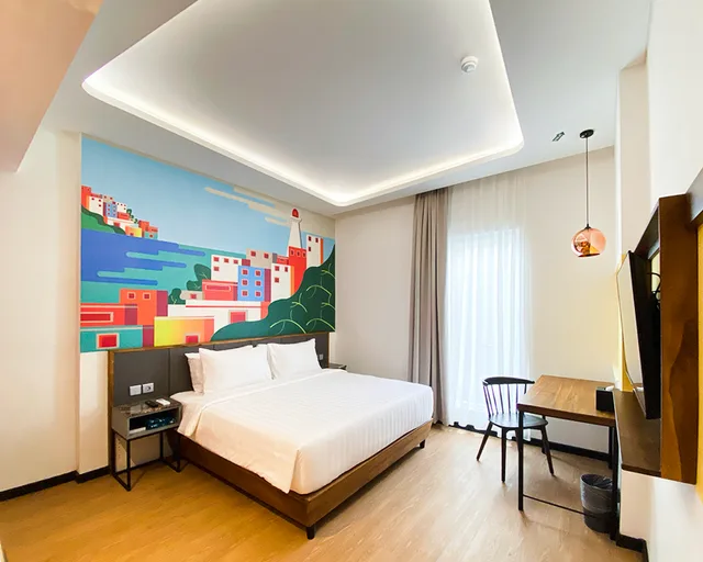غرفة ديلوكس بسرير كوين، Alhambra Hotel Banda Aceh 1/1