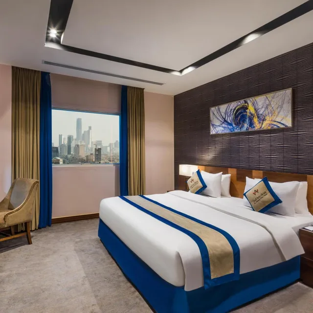 جناح ديلوكس بسرير كينج، فندق نخبة الملقا(Al Malqa Elite Hotel) 3/10