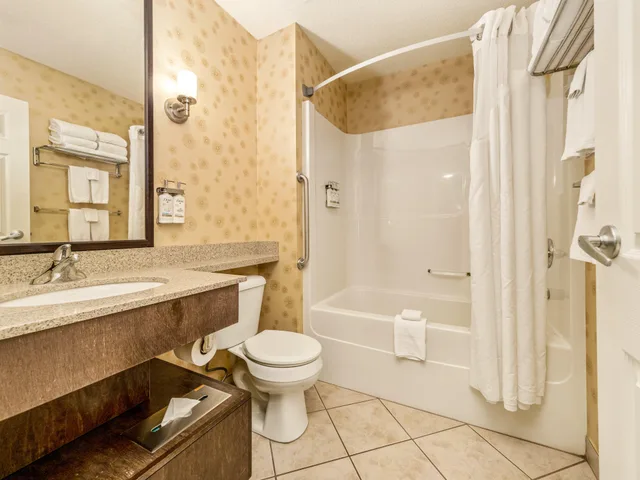 جناح بإطلالة على المسبح بغرفة نوم واحدة، HOLIDAY INN LETHBRIDGE 5/6
