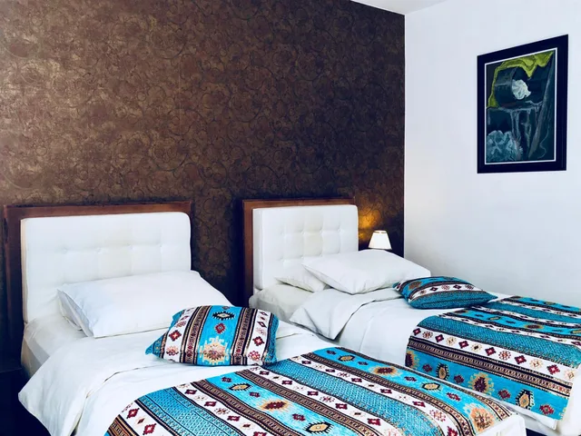 Standard, Twin Beds, Street View، Kostelski Buk Hotel 5/10