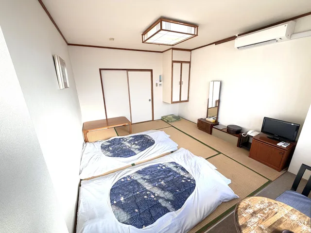 غرفة يابانية بثلاثة أسرّة بأرضية تاتامي للمدخنين، Hakodate Park Hotel 1/1