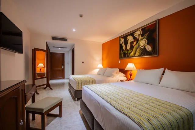 غرفة قياسية رباعية بسريرين مزدوجين، Hotel Arena Blanca By Dorado 8/10