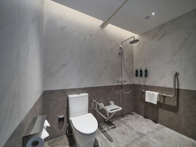 غرفة بسرير كينج لذوي الإعاقة، Hilton Garden Inn Ji'nan High-Tech Zone 1/1