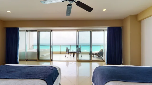 Suite, 2 Double Beds, Ocean Front, Adult Only، Seadust Cancun Family Resort Ex Great Parnassus Resort And Spa All Incl 7/10
