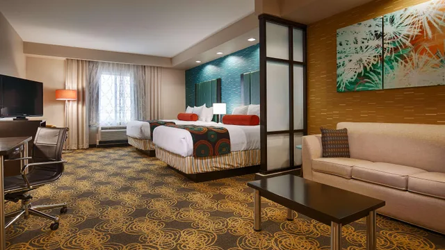 Room, 2 Queen Beds, Best Western Premier Ashton Suites Willowbrook 2/3