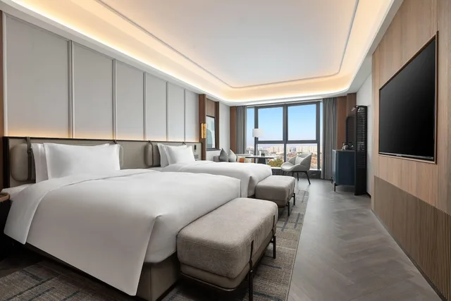 غرفة سوبيريور بسريرين مزدوجين لذوي الإعاقة، Wyndham Changsha Yanghu 1/2