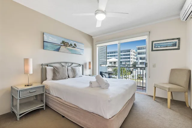 شقة بسرير كوين بإطلالة على المرسى بغرفة نوم واحدة، Sailport Mooloolaba Apartments 2/6