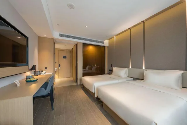 غرفة تنفيذية بسريرين، Atour Hotel Nankong Quzhou 2/2