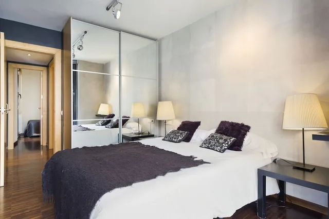 شقة بسرير مزدوج وسريرين منفصلين بشرفة بغرفتي نوم، My Space Barcelona Executive Apartments 2/8