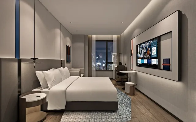 Standard, Twin Beds, Street View، Holiday Inn Express Shanghai Jing An Xikang Road by IHG 3/10