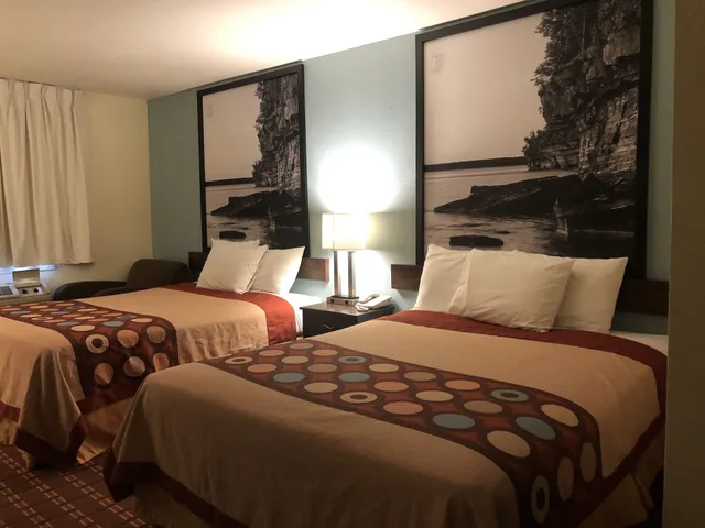 Room, 2 Double Beds, Pool Access، Super 8 by Wyndham Plover Stevens Point Area 1/1