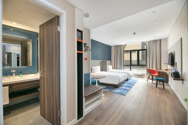 غرفة قياسية بسريرين منفصلين، Holiday Inn Express Hangzhou Xixi Tourism Zone 1/1
