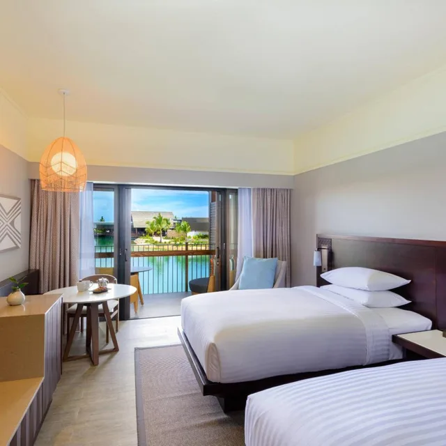 Guest Room, 2 Double Beds, Lagoon Front, Balcony، Fiji Marriott Resort Momi Bay 1/3