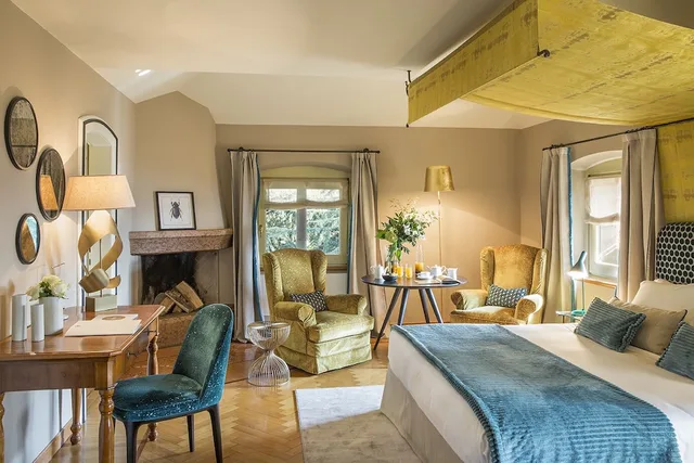 غرفة ديلوكس بسرير فردي، L'Albereta Relais & Chateaux 2/5