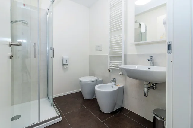 غرفة كومفورت بسرير كوين بشرفة، Cascina Fossata Hotel Residence 5/5