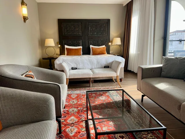 غرفة بسرير كينج بشرفة، Osmanli Manor Hotel 5/10