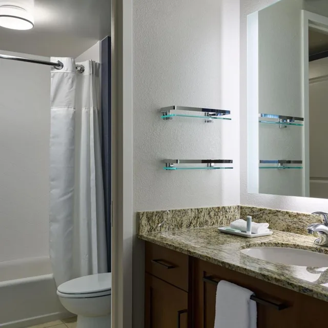 استوديو بسرير كينج مع أريكة، Residence Inn Arlington Capital View 3/8