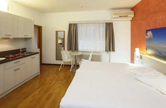 Studio, Double and Twin Beds, Kitchenette, Acquarello Swiss Quality Hotel 3/5