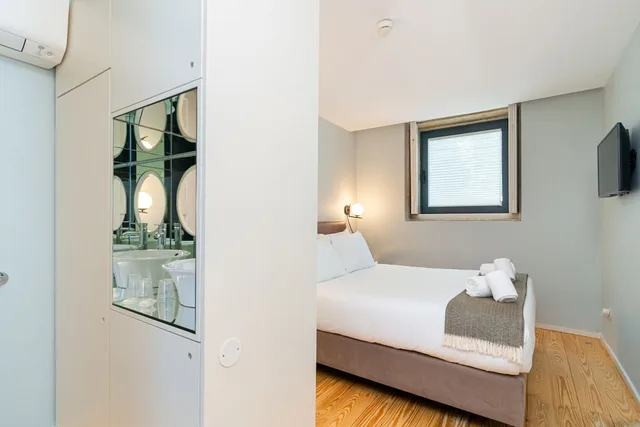 غرفة مريحة بسرير مزدوج بإطلالة على الحديقة، Descobertas Boutique House 4/5