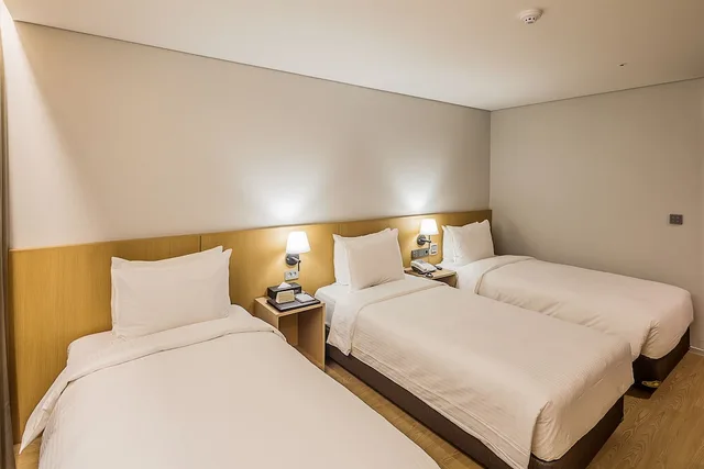 غرفة ديلوكس ثلاثية بثلاثة أسرّة، The Rest Aank Hotel Incheon Guwol 1/9