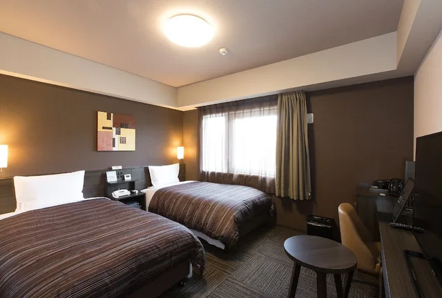 غرفة كومفورت بسريرين منفصلين، Hotel Route Inn Higashiohmi Yokaichi Ekimae 2/5