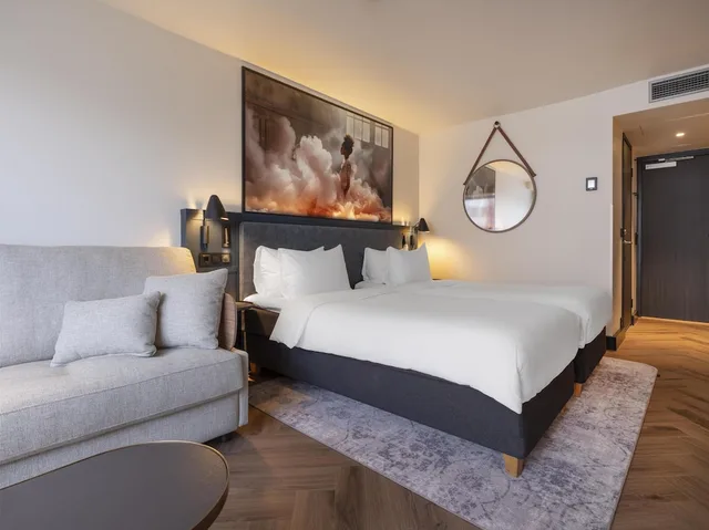 غرفة ديلوكس بسريرين منفصلين بشرفة، Radisson Blu Scandinavia Oslo 4/6