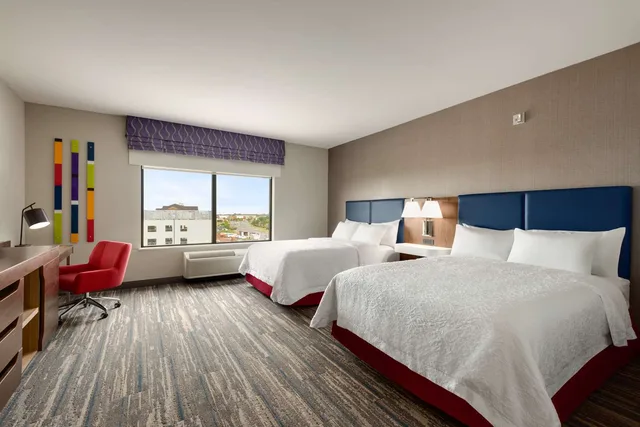 غرفة بسريرين كوين، Hampton Inn Suites Norman Conference Center Area Ok 1/3