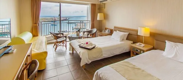 غرفة قياسية بسريرين منفصلين، Hotel East China Sea 1/2