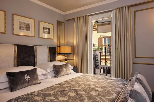 جناح بسرير كوين وسرير فردي بشرفة، Hotel D Inghilterra Starhotels Collezione 2/7