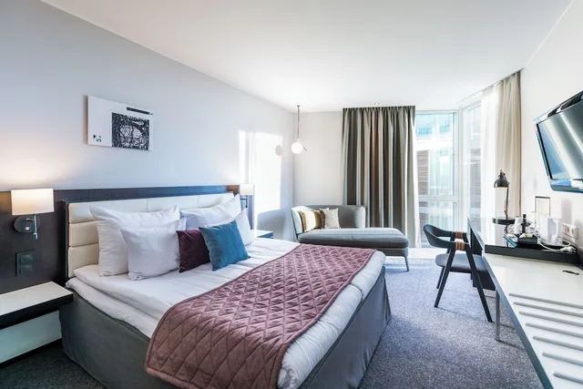 غرفة عائلية بفراش فوتون وسرير كينج وسرير فردي، Clarion Hotel Stockholm 3/8