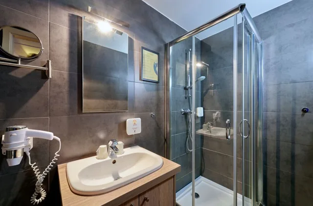 غرفة ثلاثية بسرير مزدوج وسرير فردي، Adonis Hotel Strasbourg 4/4