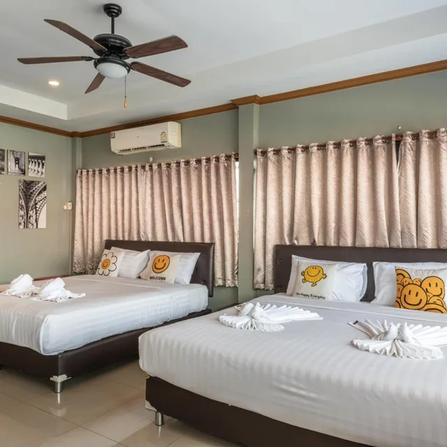 غرفة ديلوكس عائلية، Bkk39 Airport hotel 5/10