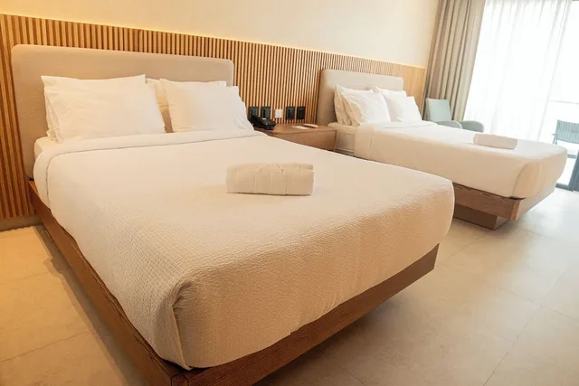غرفة ديلوكس بسريرين مزدوجين بإطلالة على البحر بشرفة، Mantahost Hotel 7/10